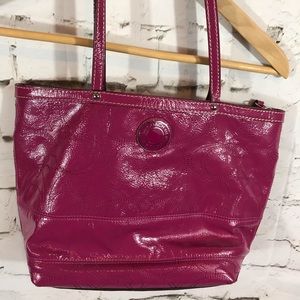 Coach | patent leather | handbag |